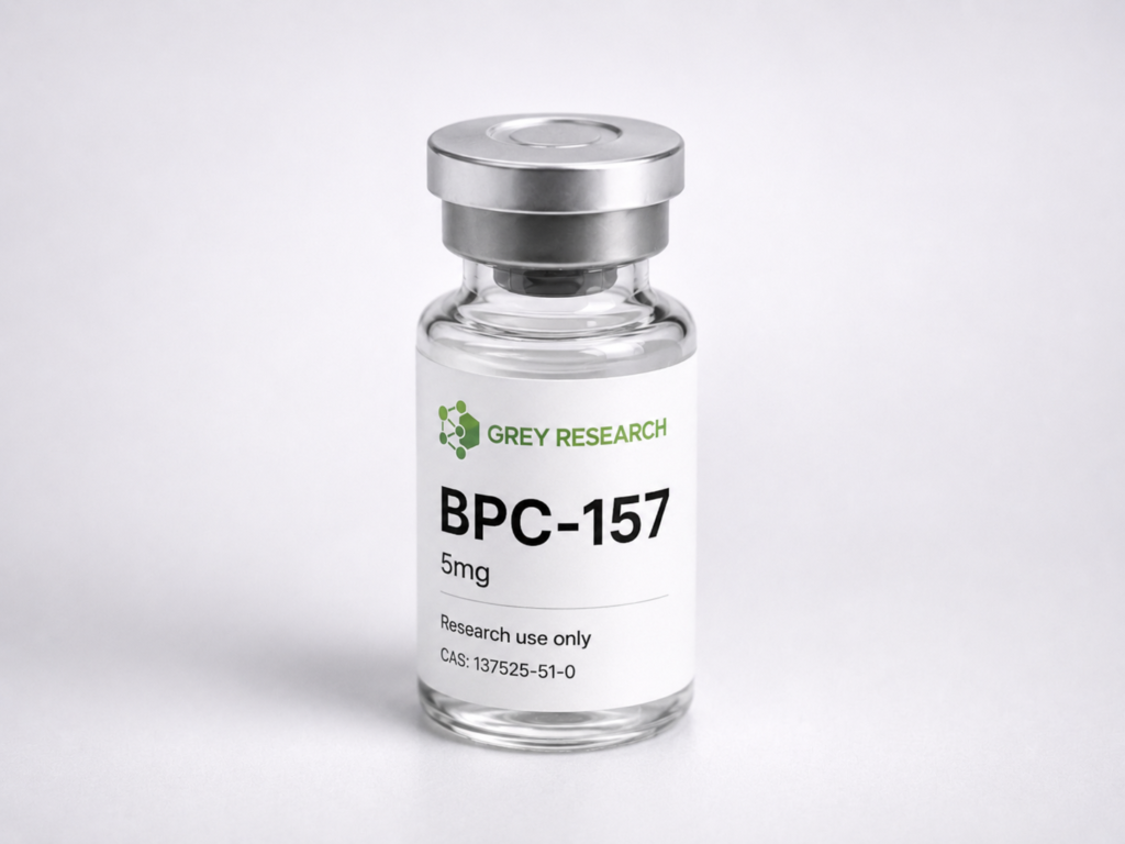 BPC-157 — Grey Research research peptide vial