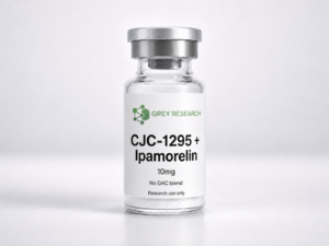 CJC-1295 + Ipamorelin — Grey Research research peptide vial