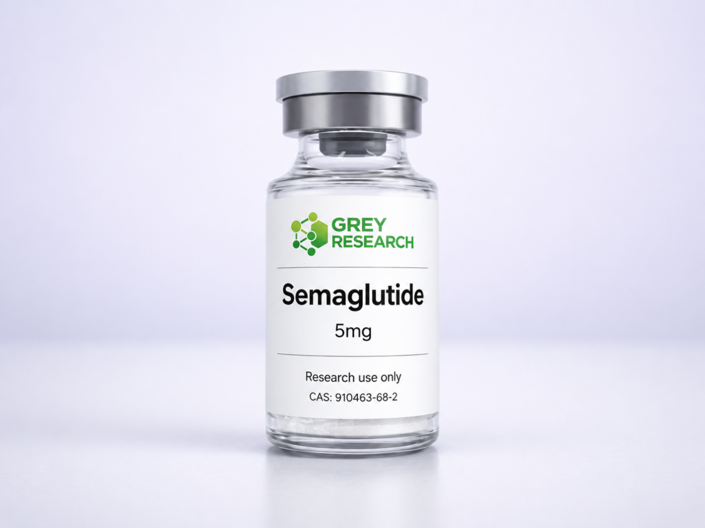 Semaglutide — Grey Research research peptide vial